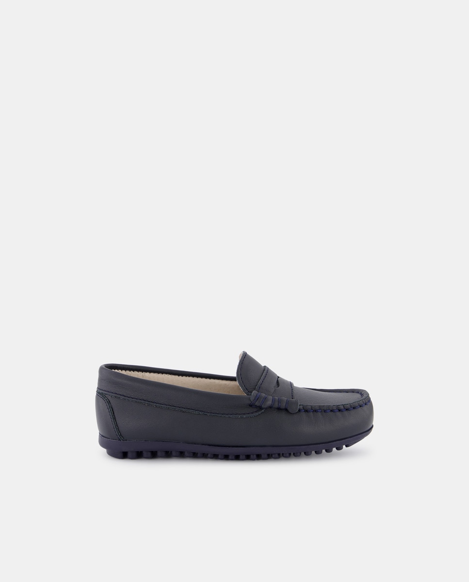 Imagem 0 de Mocassins com Travessão e em Pele