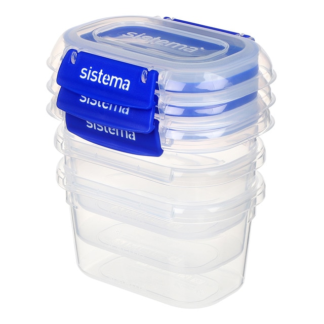 Set de 3 herméticos 400 ml Klip It + Sistema