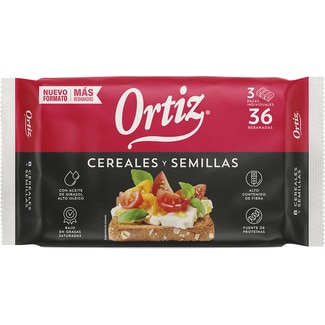 ORTIZ Röstbrot Cerealien und Samen 36 Scheiben Paket 320 g