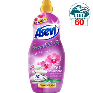 ASEVI Zen Sensations concentrated fabric softener relaxing effect bottle 60 dose