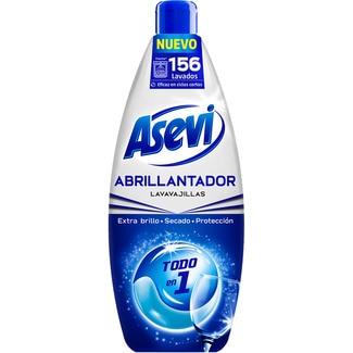 ASEVI abrillantador para lavavajillas Todo en 1 botella 625 ml