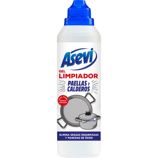 limpiador en gel para paellas y calderos botella 500 ml