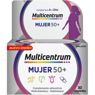 MULTICENTRUM Ausgewogenes Multivitaminprodukt für Frauen ab 50 Box 30 Tabletten