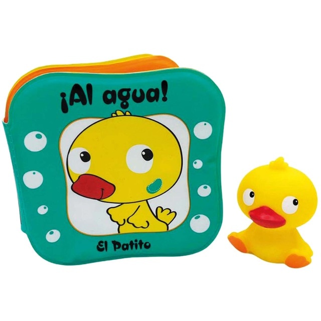 ¡Al agua! - El patito: Un libro de baño para bebés de 0 a 3 años (incluye un cuento y un muñequito SIN AGUJERO para jugar en la bañera)  (Tapa blanda)