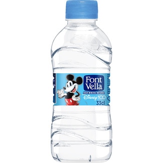 FONT VELLA Stilles Mineralwasser Flasche 33 cl (Verschiedene Figuren, je nach Verfügbarkeit)