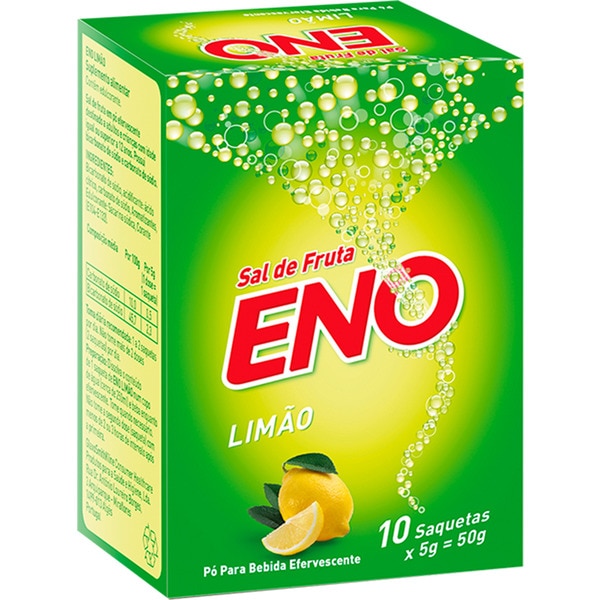 Pó para Bebida Efervescente de Limão Pack 10 embalagem 5 g
