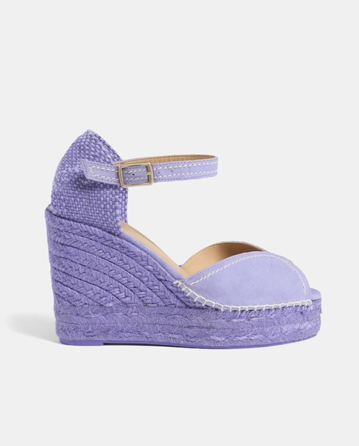 Alpargatas cuña Bianca mujer ante cierre lazada