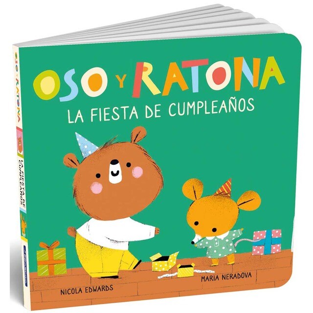 Oso y Ratona - La fiesta de cumpleaños: Un libro de cartón con pestañas