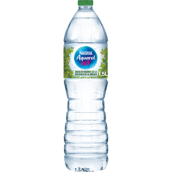 agua mineral natural de mineralización débil botella 1,5 l