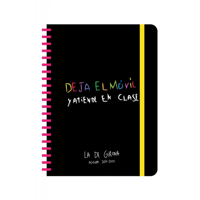 Agenda escolar semanal La de Girona Tantanfan multicolor.
