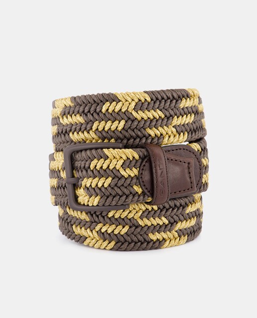 Cinturon trenzado para hombre