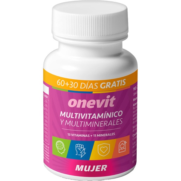 Women's Multivitamin and Multiminerals can 90 capsules vegetables gluten-free and lactose-free