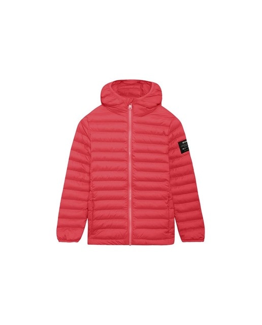 Chaqueta de niño con capucha estilo plumas