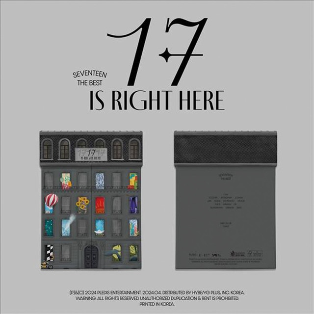 SEVENTEEN BEST ALBUM 17 IS RIGHT HERE HERE Ver 2 CD