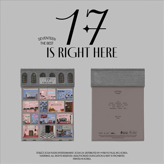 SEVENTEEN BEST ALBUM 17 IS RIGHT HERE HEAR Ver 2 CD
