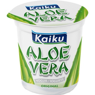 KAIKU yogur natural cremoso con trocitos de aloe vera envase 150 g