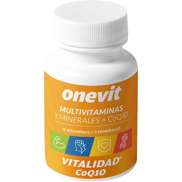 Vitalität Multivitamine und Mineralstoffe + CoQ10 Topf 45 Kapseln Gemüse