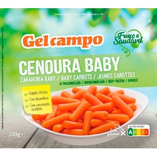Gelcampo Cenoura Baby embalagem 300 g