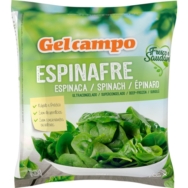 Espinafre em Folhas embalagem 300 g