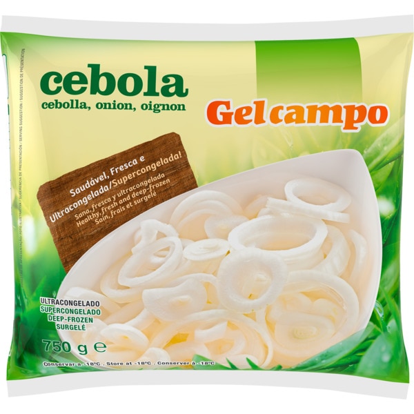 Cebola em Rodelas embalagem 750 g