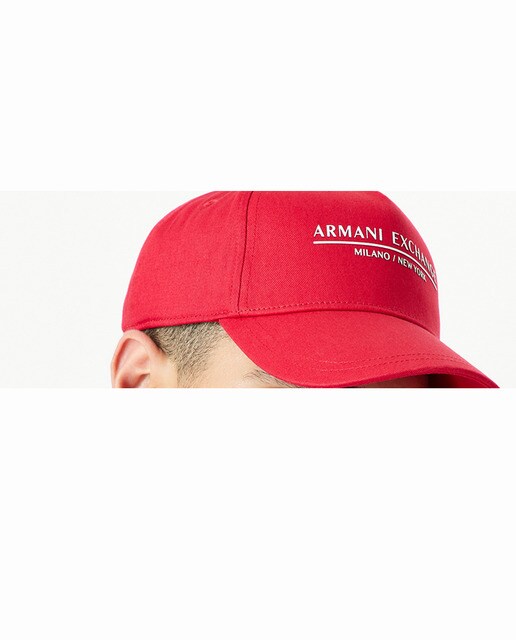 Gorra de hombre con logo Milano/New York