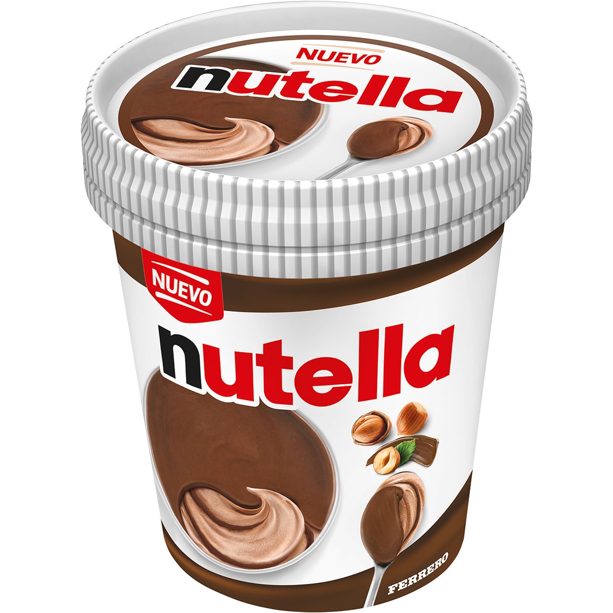 helado de crema de avellanas y cacao