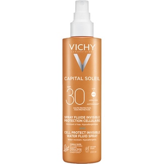 VICHY CAPITAL SOLEIL Cell Protect fluido invisible protector solar corporal SPF 30 spray 200 ml