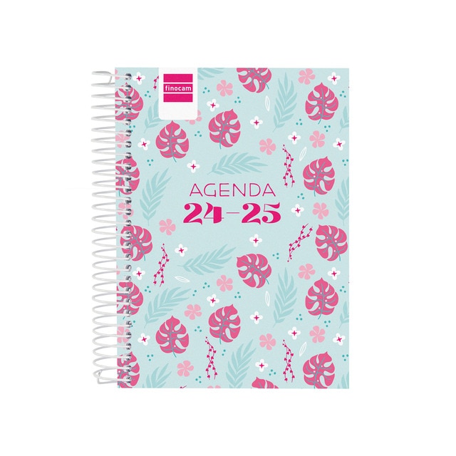 Agenda curso 2024-2025 Gamma 1/8 - 120x164 mm 1 día página Selva Finocam portugués multilingüe.