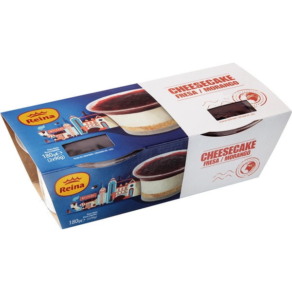 cheesecake with strawberry jam 2-pack units 90 g