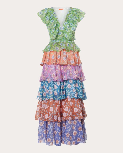 Vestido midi de algodón