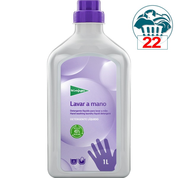 detergente líquido para lavar a mano botella 22 dosis