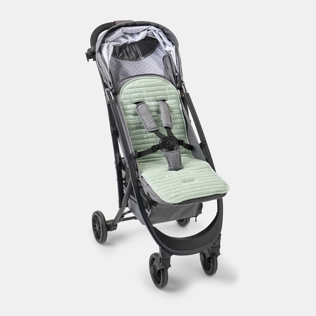 Colchoneta Silla estrecha Cotton Juice Baby Home Acolchada hojitas