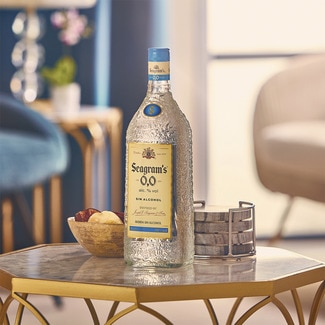 0,0 ginebra Dry Gin sin alcohol botella 70 cl - Seagram's