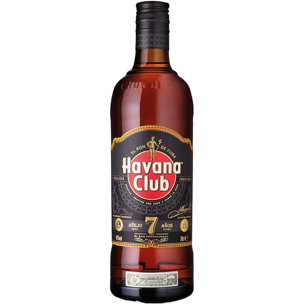 7 Jahre alter Rum aus Kuba Flasche 70 cl