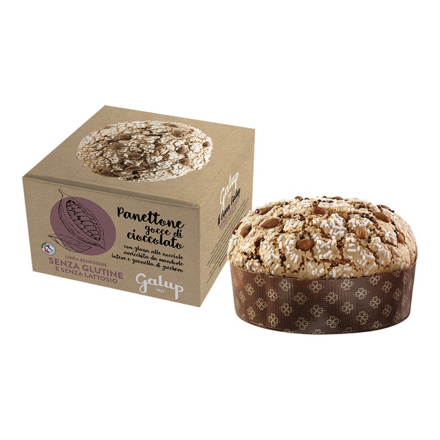 Panettone de chocolate sin gluten Galup