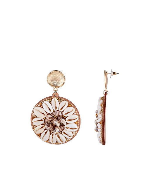 Circle Caracolas Conchas Gold