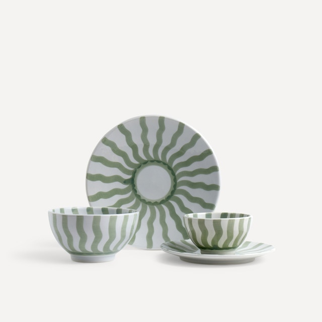 Vajilla por piezas Vague Mint Chabi Chic