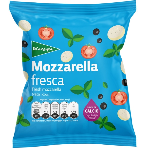 Mozzarella aus Kuhmilch Tasche 125 g