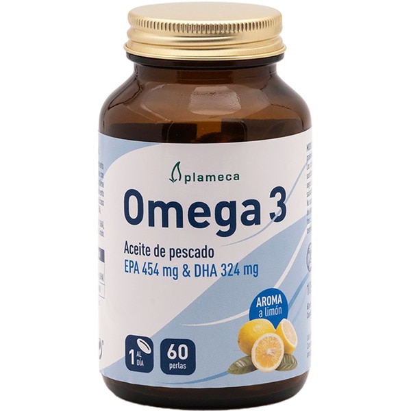 Omega 3 Fischöl mit Zitronenaroma Topf 60 Perlen