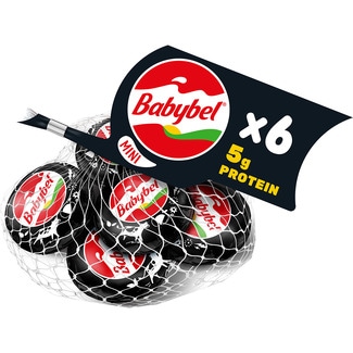 MINI BABYBEL quesos proteína snack 6 porciones bag 120 g