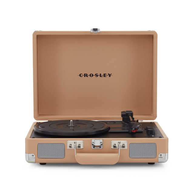 Tocadiscos portátil Crosley Cruiser Plus berenjena.