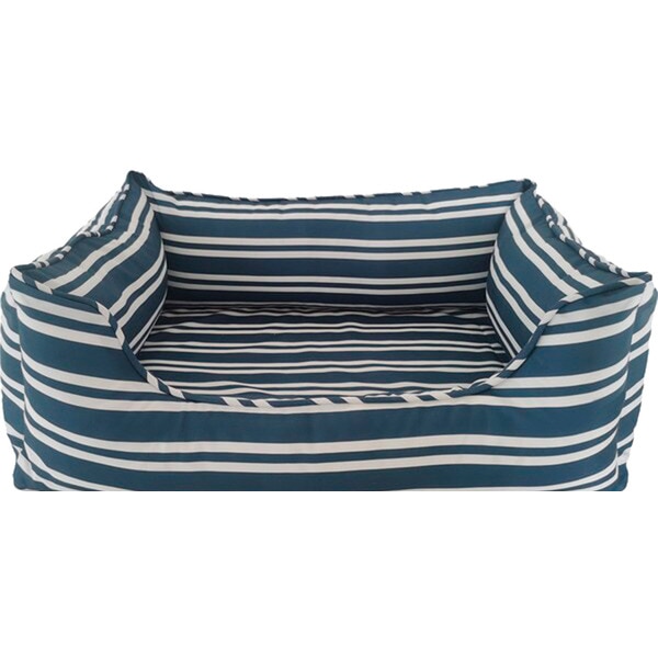 Cama Impermeável para Cães e Gatos Riscas 46x37x19 cm 1 unidade