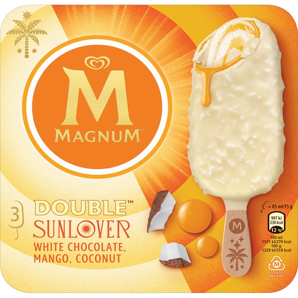 fotos de helado de mango