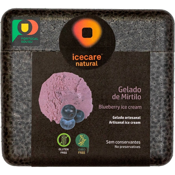 Gelado Artesanal de Mirtilo embalagem 500 ml