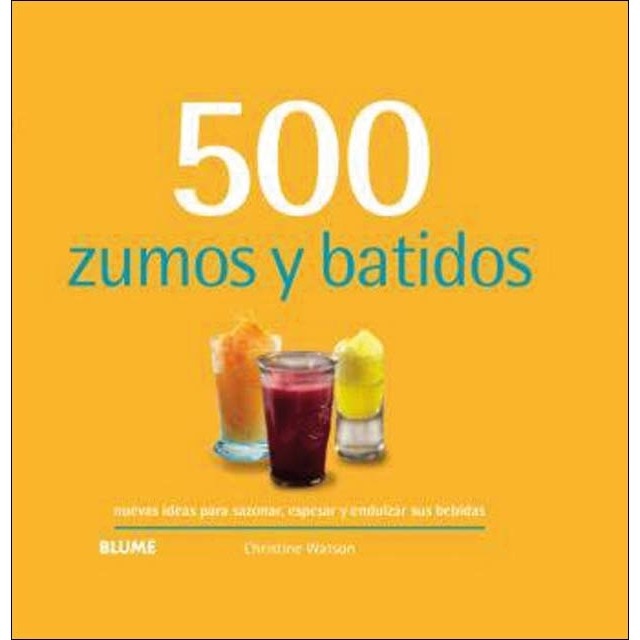 500 Zumos y batidos (2024) (Tapa blanda con solapas)