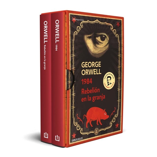 George Orwell (pack con las ediciones definitivas avaladas por The Orwell Estate de 1984 y Rebelión en la granja) (Bolsillo) (Tapa blanda)