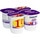 DANONE Zero yogur desnatado 0% m.g 0% azúcares añadidos sabor fresa pack 4 unidades 120 g sin gluten