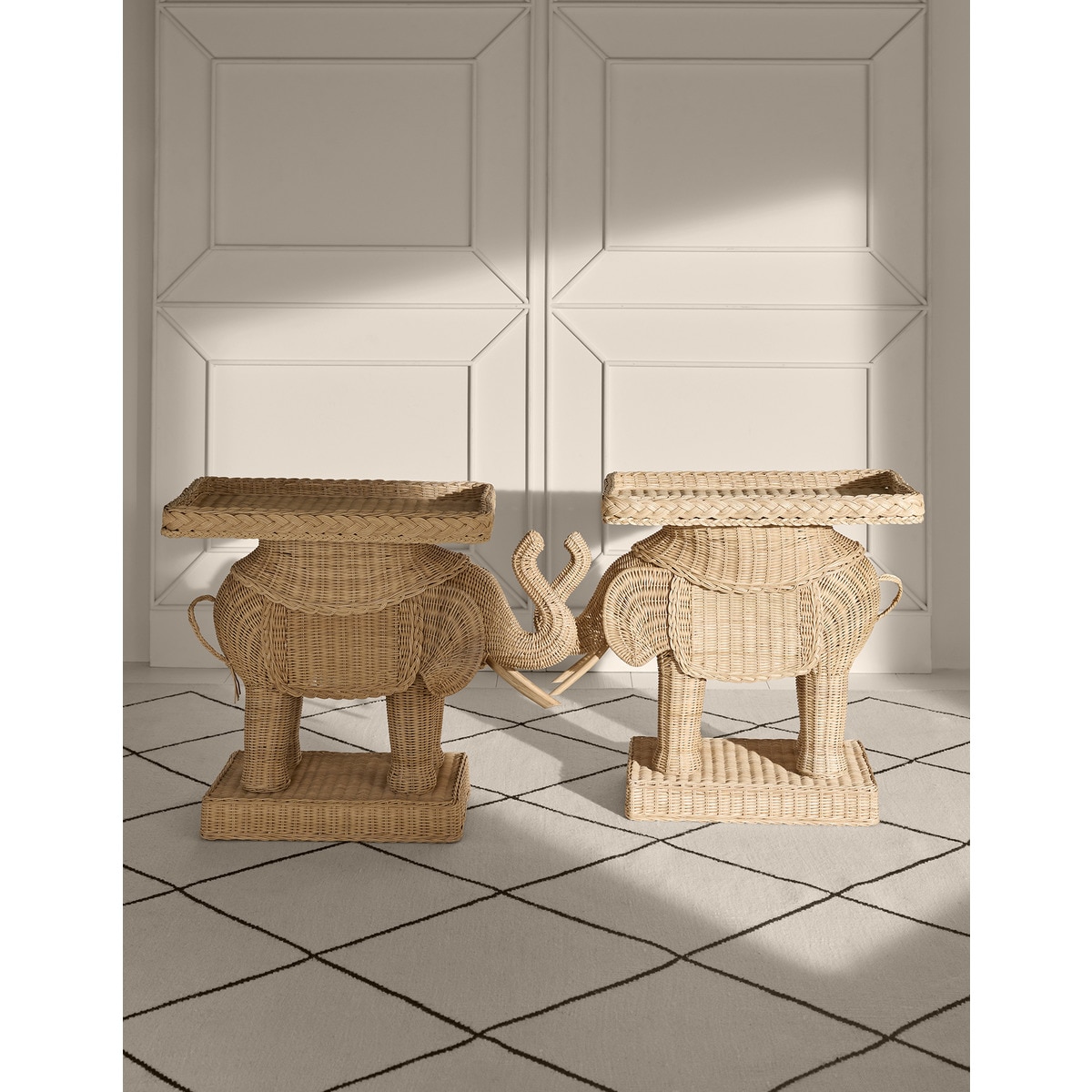 Mesa Auxiliar de Jardim de Fibra Natural Kampala Natural-6