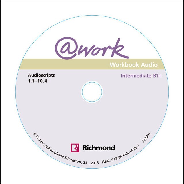 @WORK 3 WORKBOOK+CD INTERMEDIATE [B1+] (Tapa blanda)