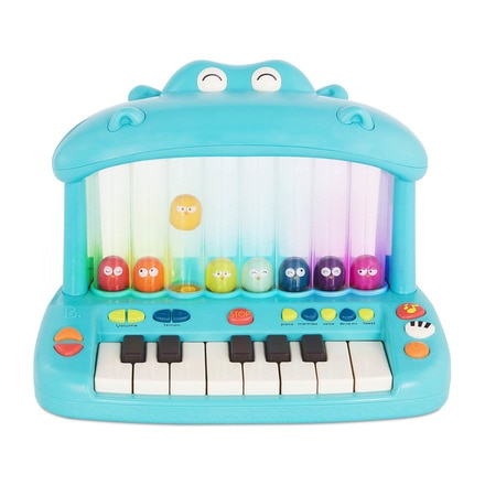 Hippo Piano con luces y sonidos B. Toys
